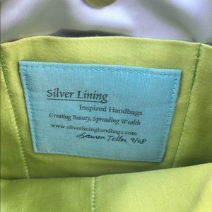 Silverlining inspired handbag